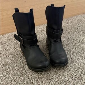 Roxy Black Moto Boots